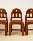 Brutalist dining chairs by Wasa Möbel (set of 6), 1970s