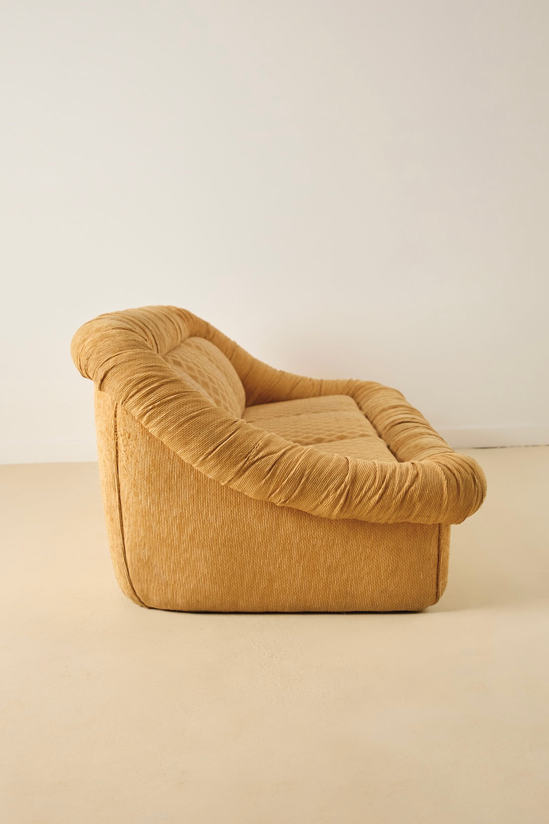 Yellow 3 Seater Sofa