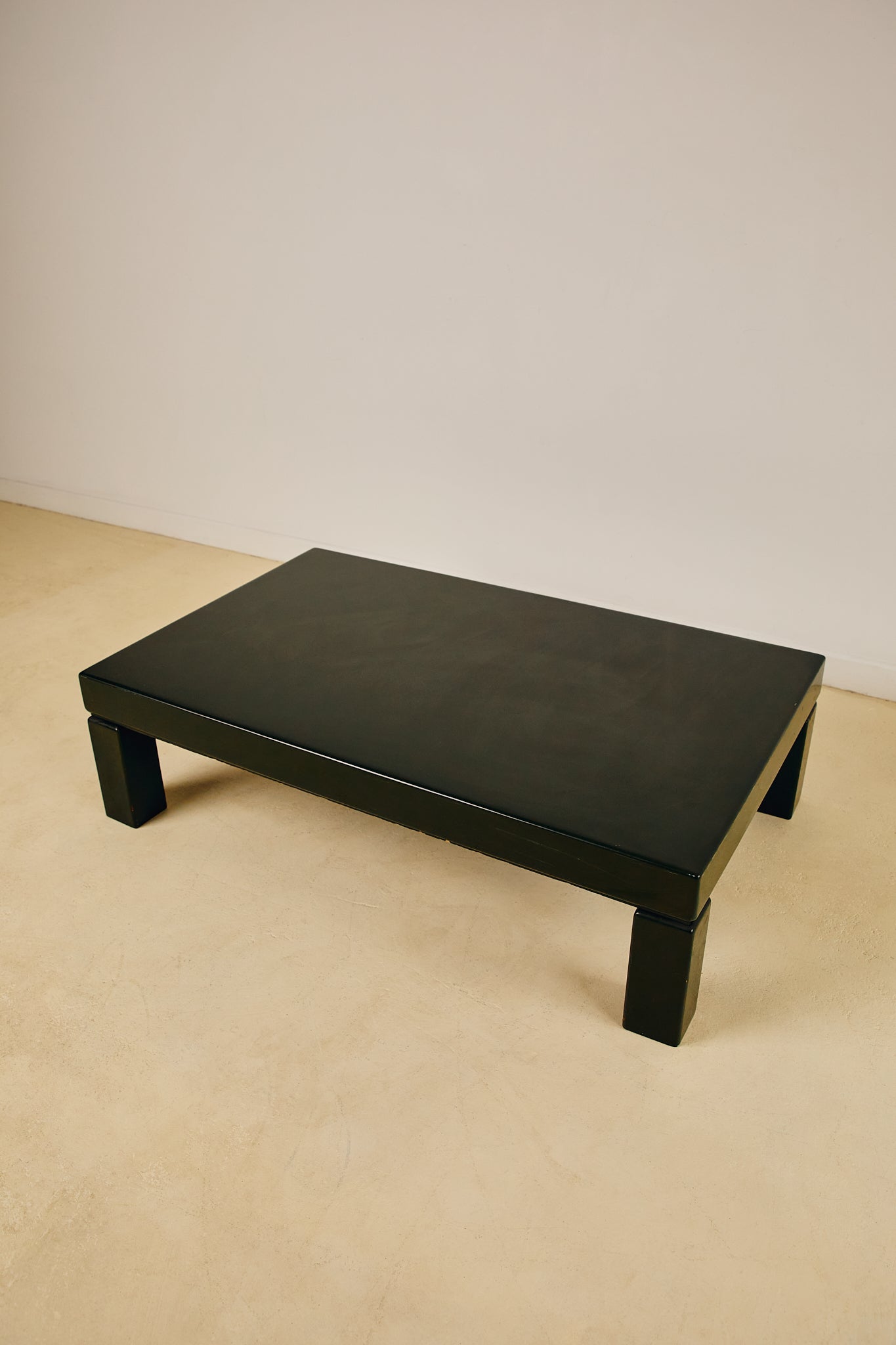 Green Lacquered Coffee Table