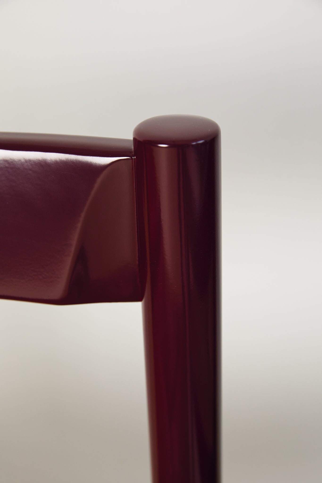 Set of x6 Carimate Dining Chairs Burgundy