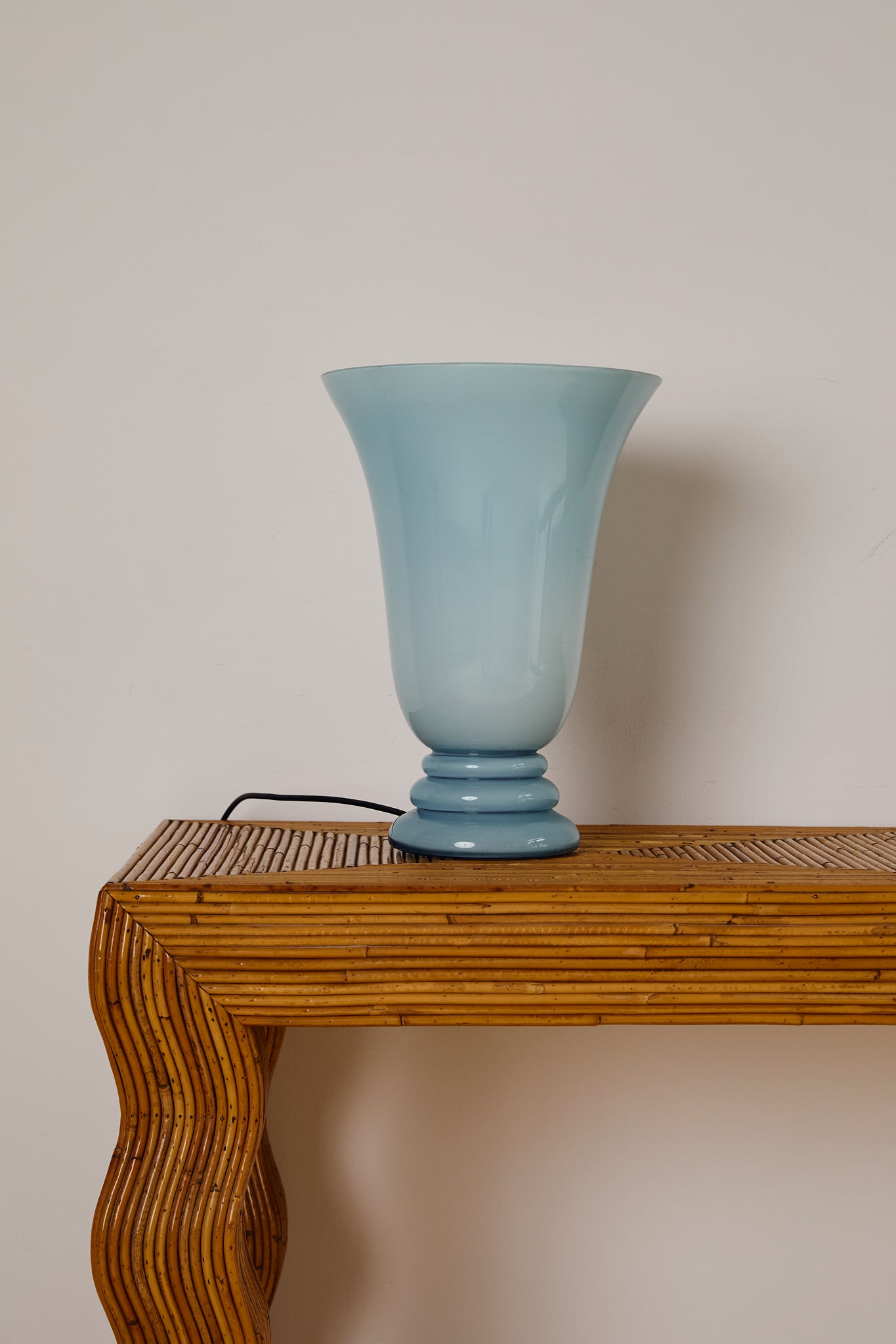 Blue Glass Uplighter