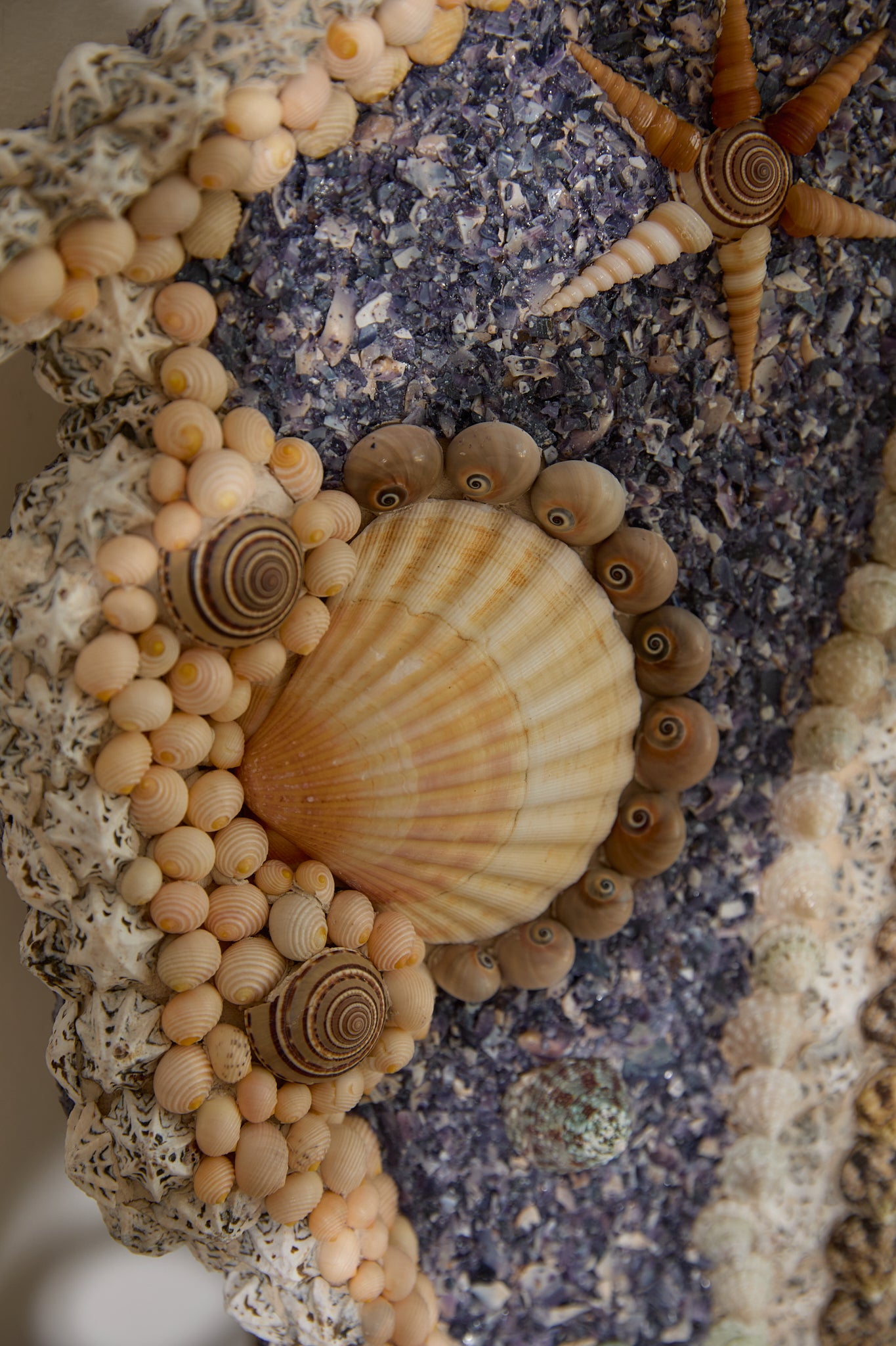 Grand Georgian Shellwork Mirror