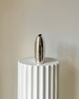 Silver Plated Flat Form Envelope Vase