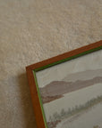 Vintage Japanese Hand-Embroidered Silk Landscape Art – Framed Set of 6