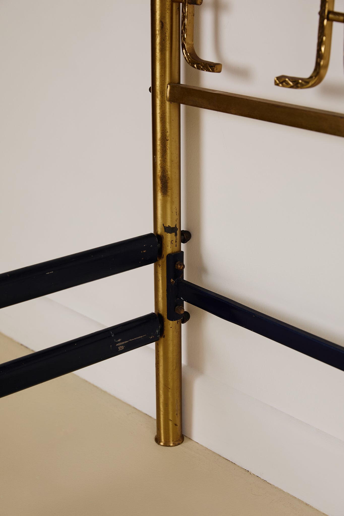 Italian Queen Size Bed in Brass