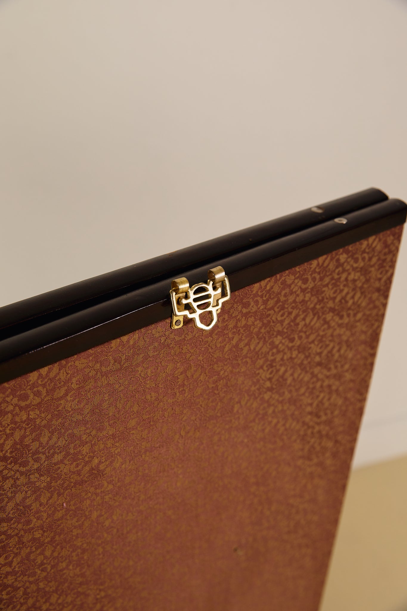 Japanese Four Panel Screen Panting With Fans