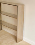 Industrial Minimalist Steel Console & Low Bookcase
