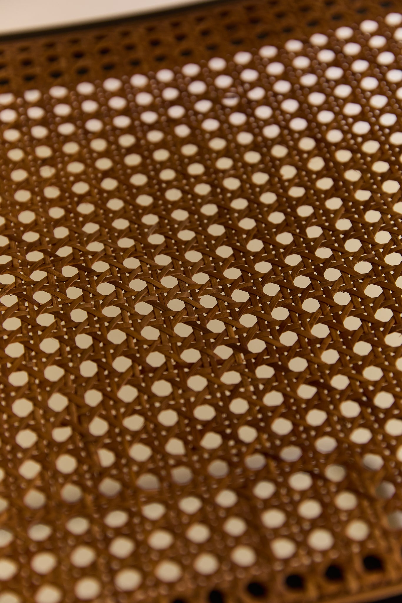 Pair of Cane and Chrome Bar Stools