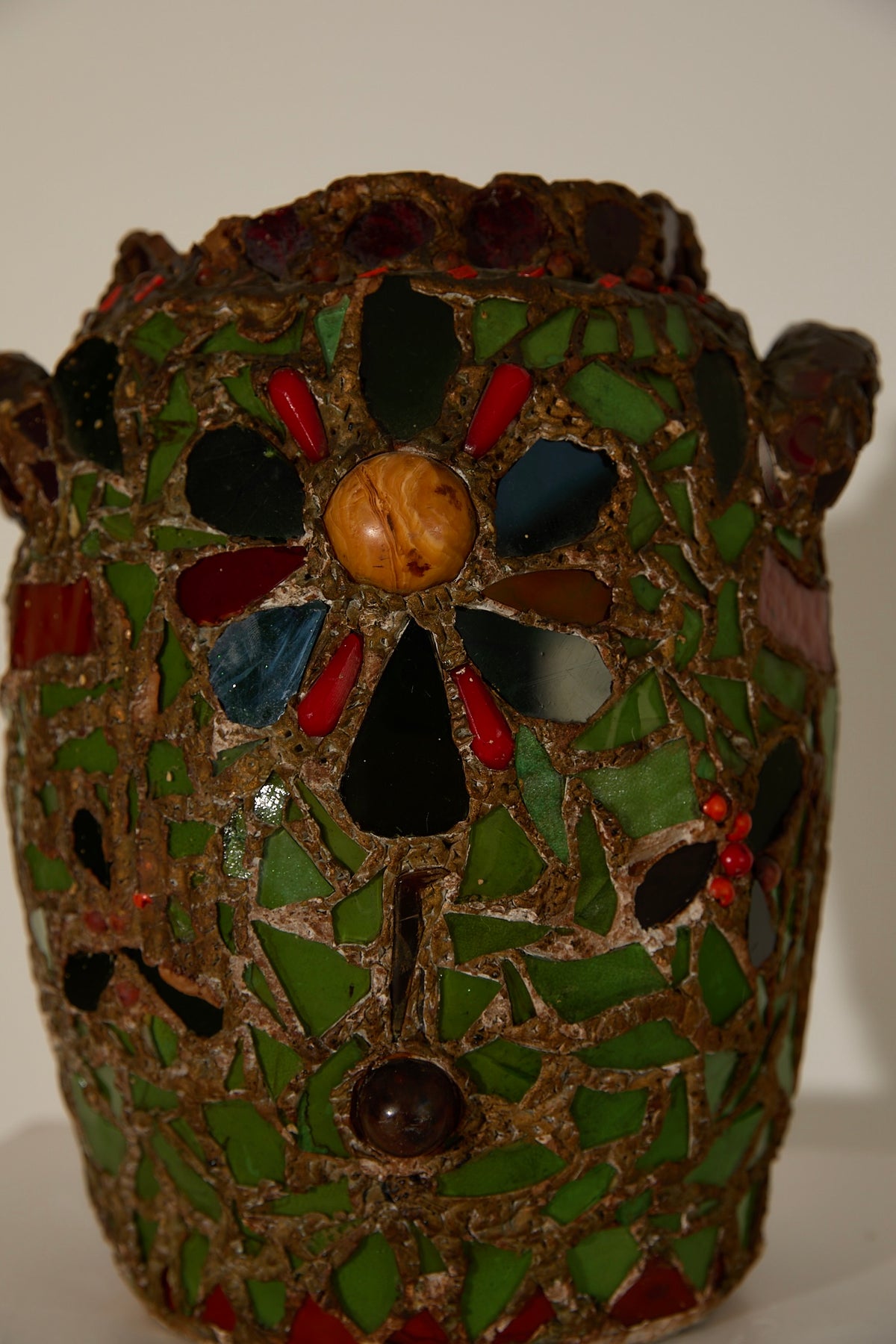 French Pique Assiette Vase