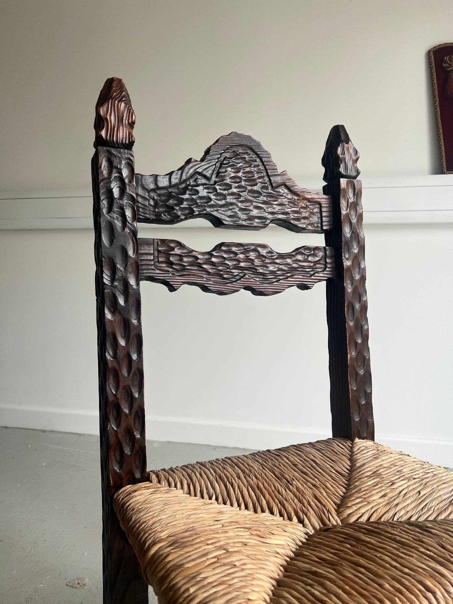 Spanish Hand Carved Chair