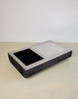 Low 1970s Mirror Top Coffee Table With Bar