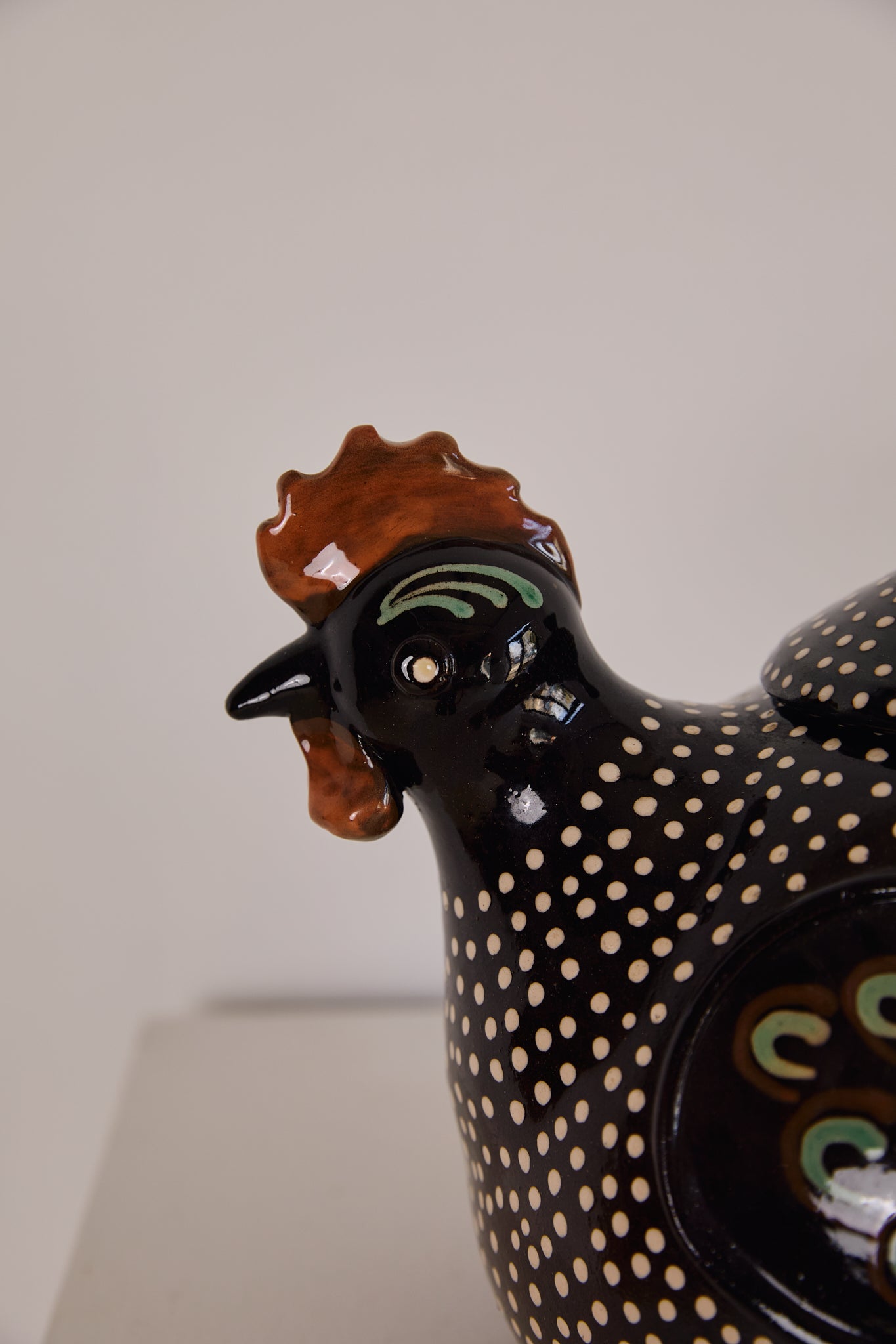 Hungarian Folk Art Rooster Set by Imre Szűcs