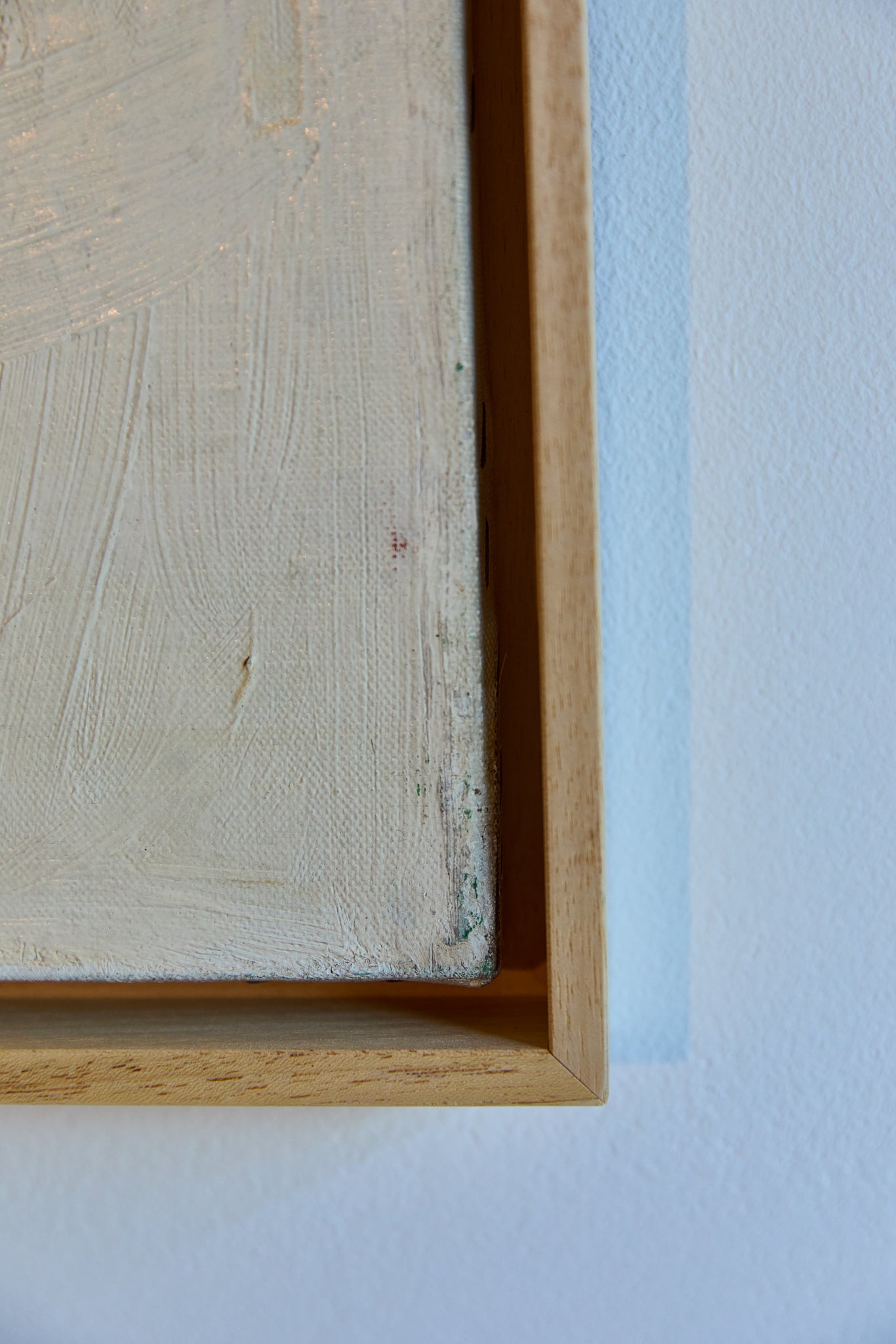 Thick Yellow Oil on Canvas