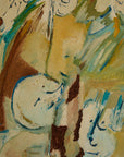 Mid-Century Expressionist Oil Painting