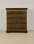 French Folk Hand Painted Chest of Drawers