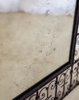 Iron Work Scroll Mirror