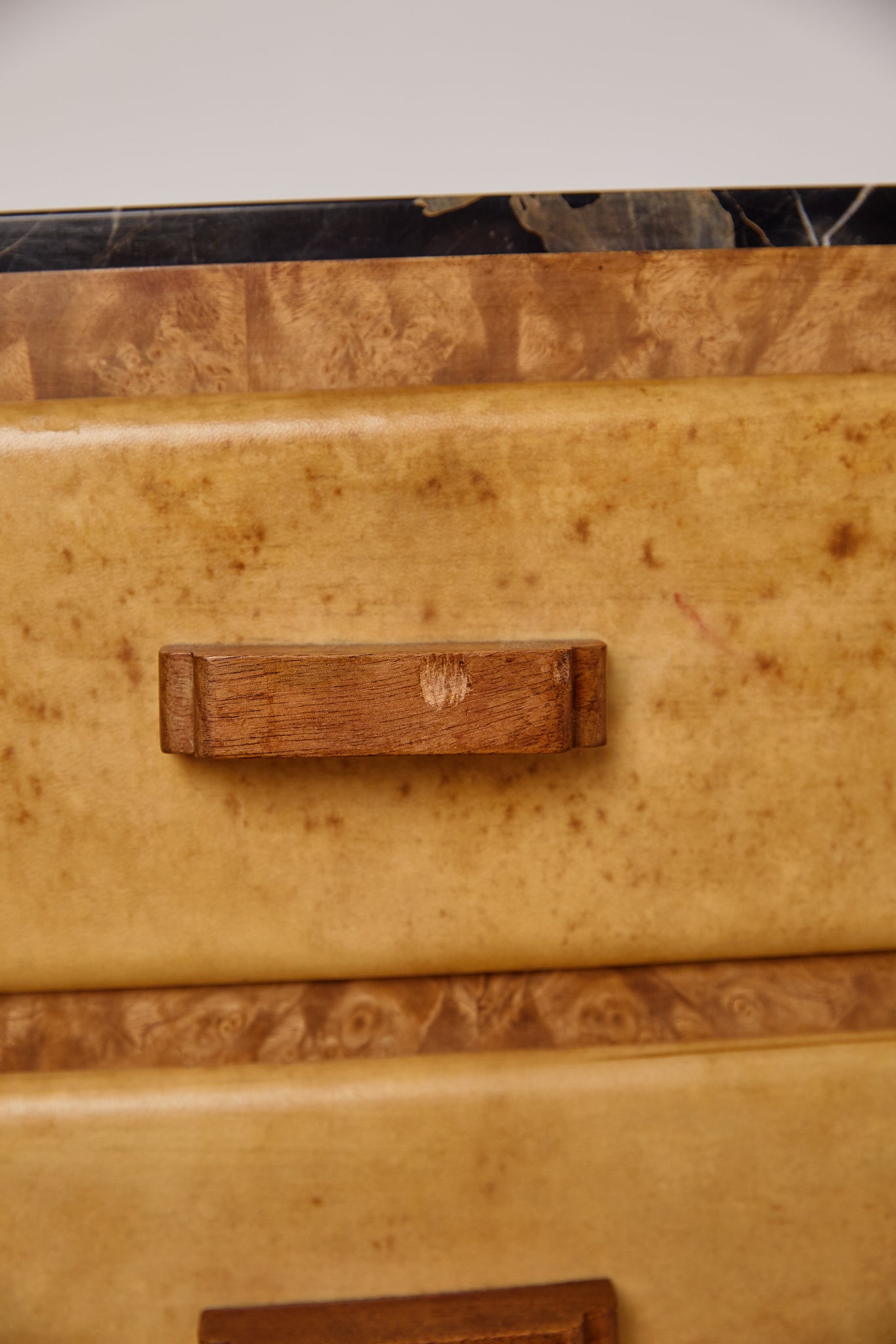 Art Deco Marble Top Sideboard