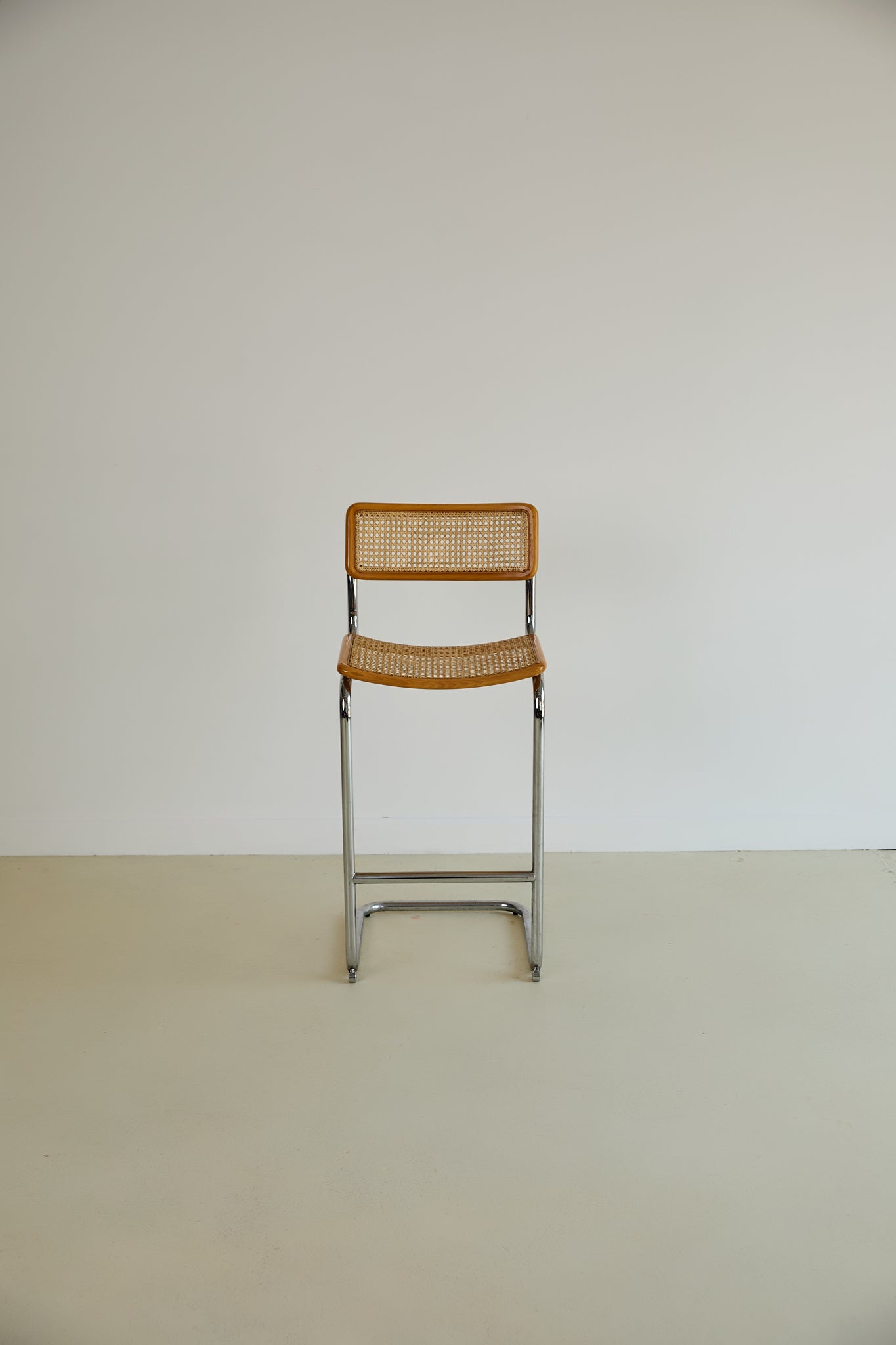 Set of x4 Marcel Bruer “Cesca” Style Bar Stools