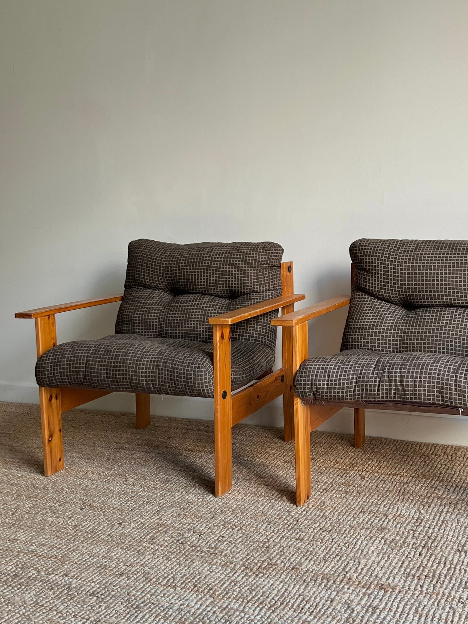 Swedish Pine Armchairs