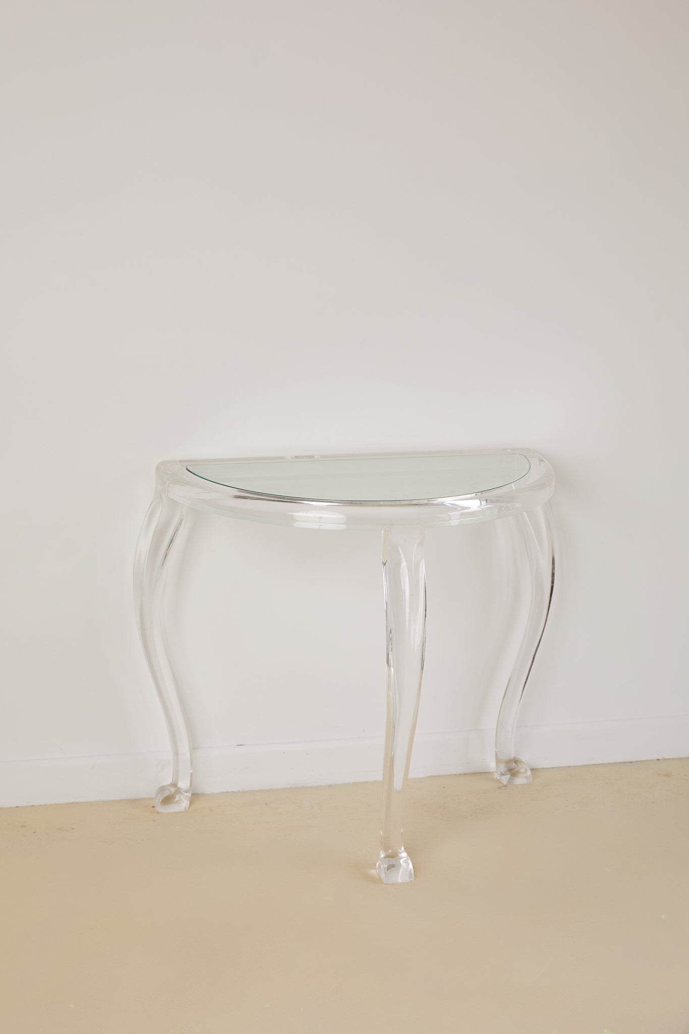 Italian Lucite Accent Table