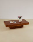 Burl Wood Coffee Table