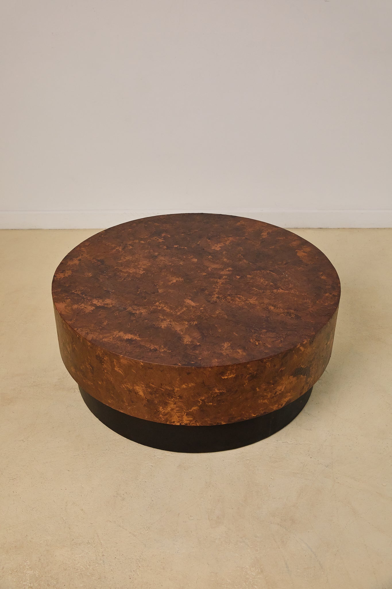 Round Italian Copper Coffee Table