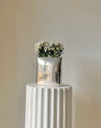 Silver Plated Flat Form Envelope Vase