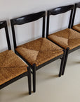 Italian Rush Seat Dining Chairs