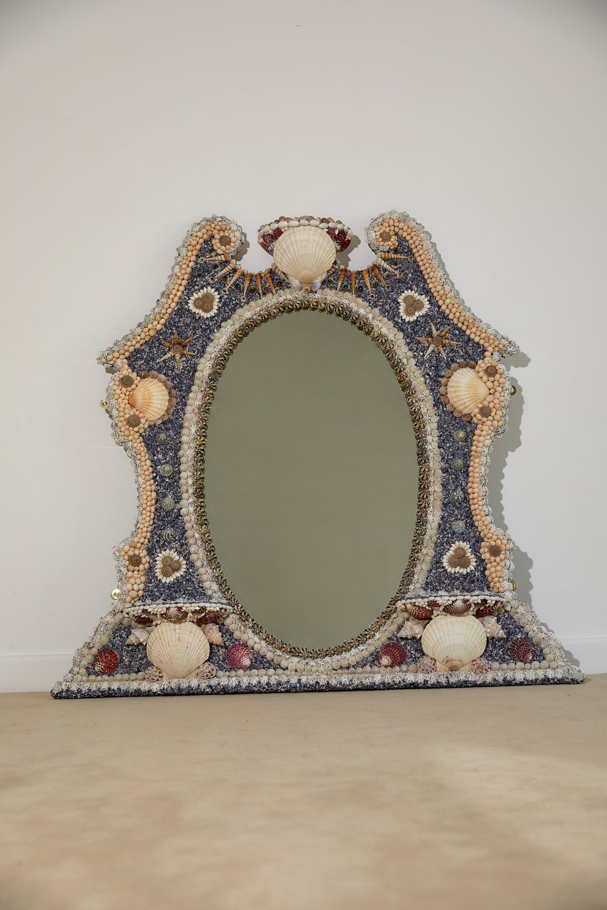 Grand Georgian Shellwork Mirror