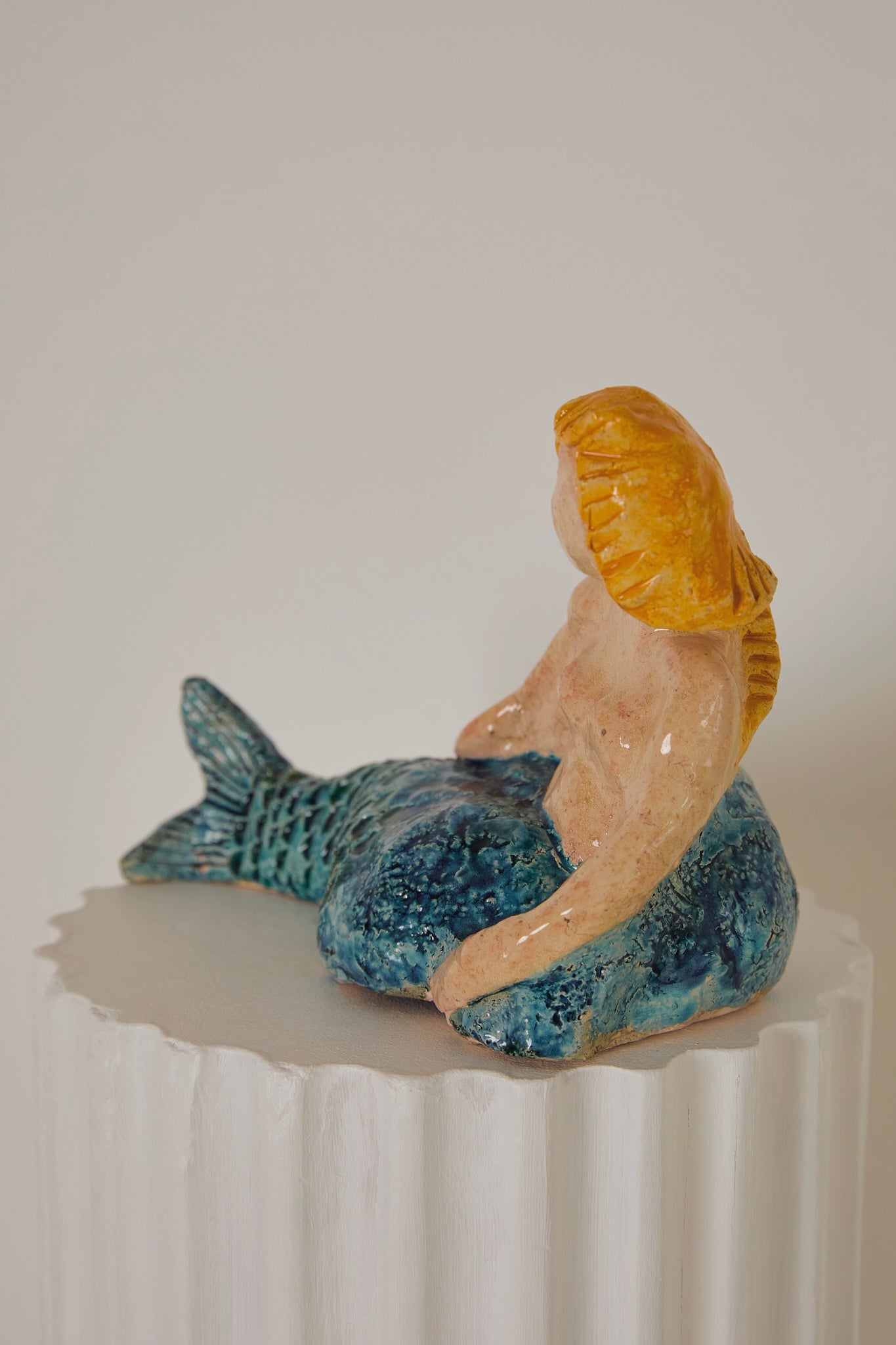 Ceramic Mermaid Statue