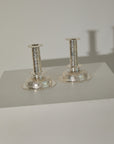 Antique Hukin & Heath Silver Plated Candlesticks – Victorian Repoussé Rococo Pair