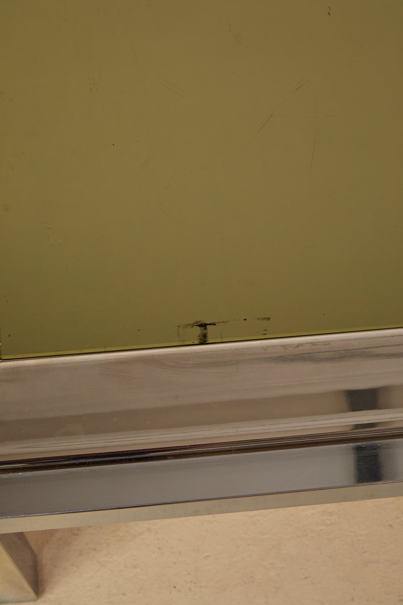 Romeo Rega Silver and Brass Coffee Table