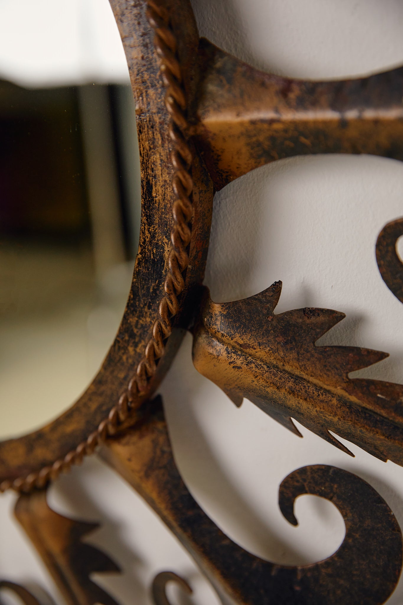 Pointed Spanish Wall Mirror