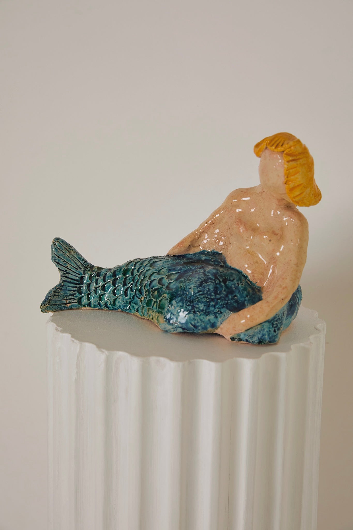 Ceramic Mermaid Statue
