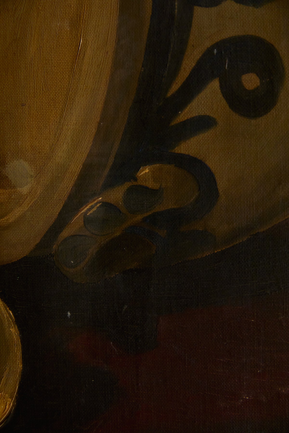 Antique Tabletop Still Life: Ceramic Vessels &amp; Pewter