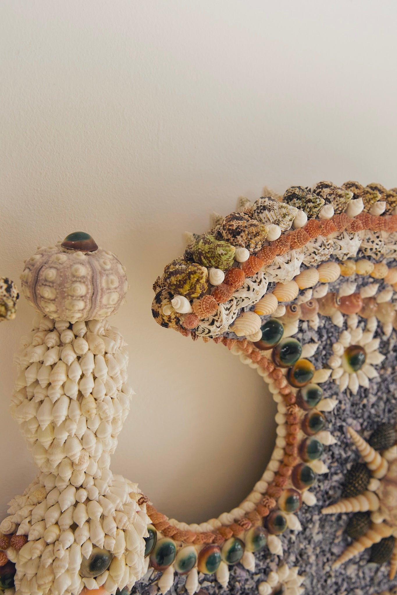 Shell Mantle Mirror