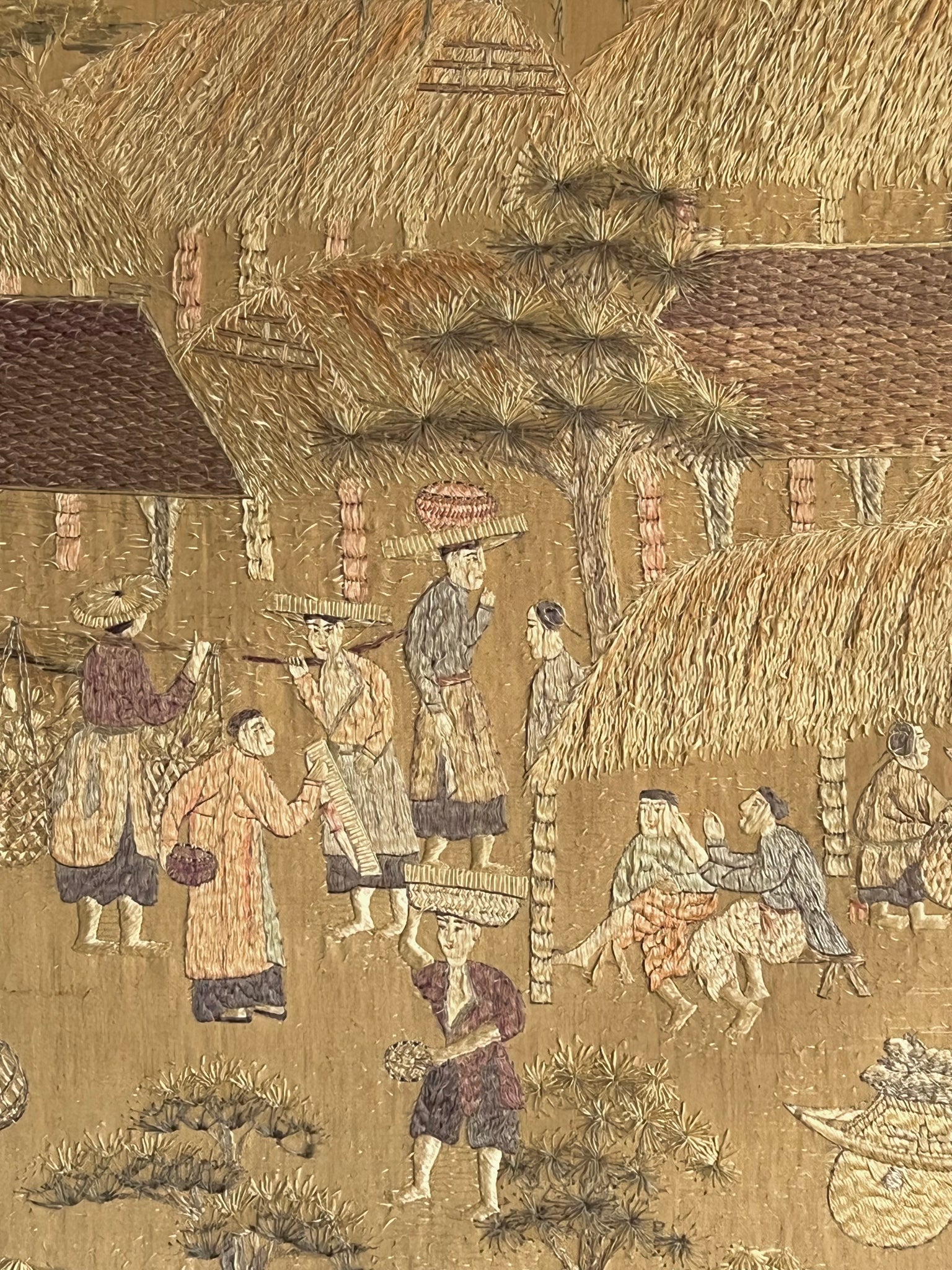 Chinese Tapestry Embroidered on Silk