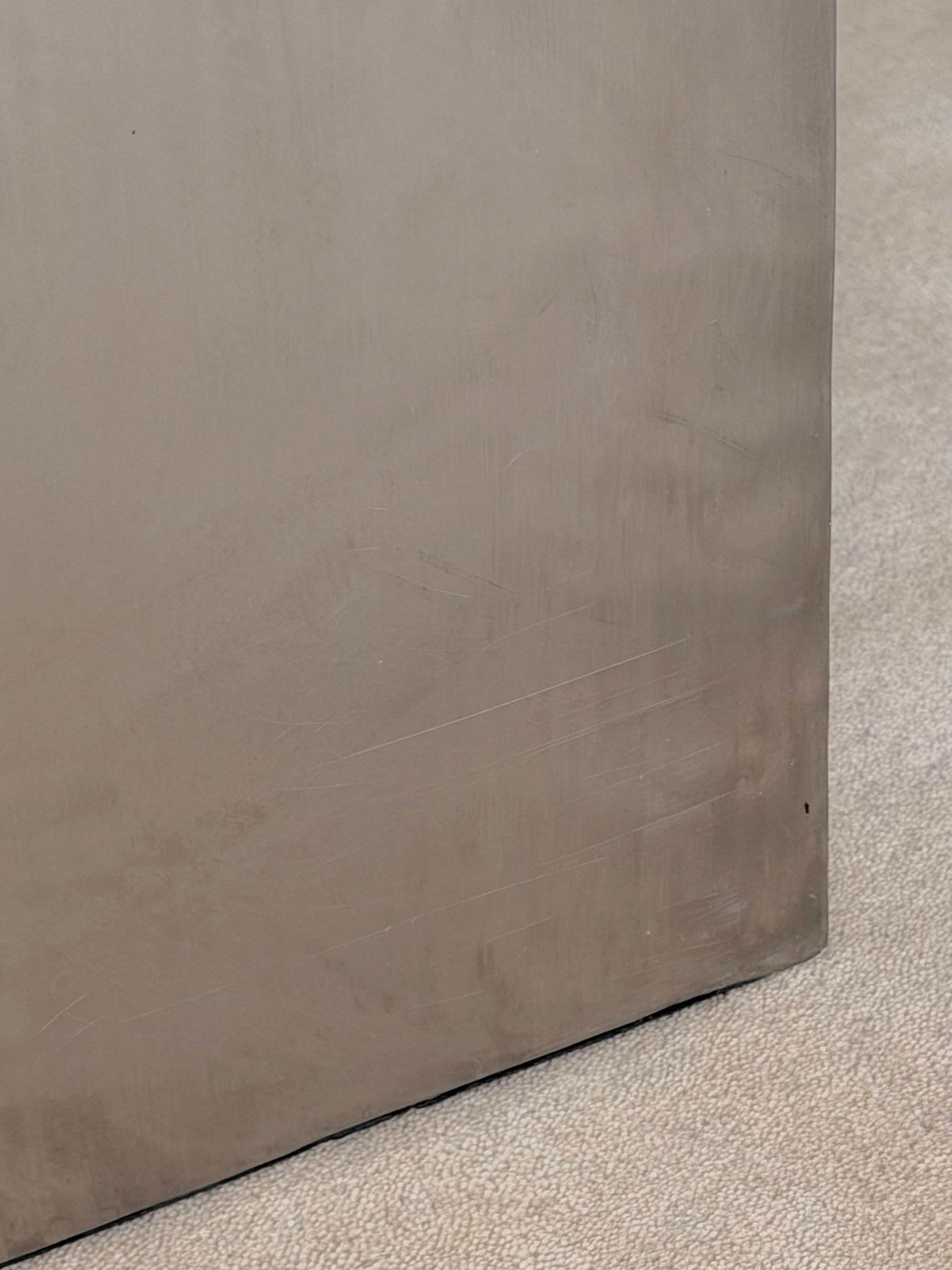 Mid-Century French Modernist Stainless Steel "Cube" Coffee / Side Tables Attributed to Maria Pergay