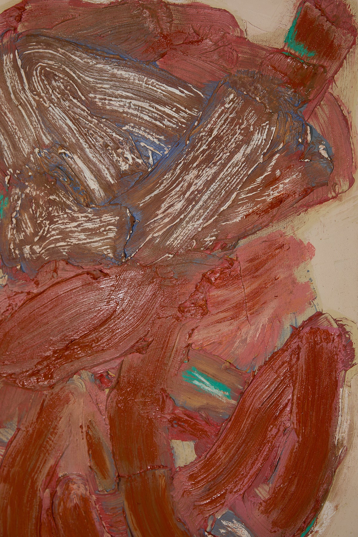 Georges Ferrato (French, b. 1949) “St Antoine” – Original June 1988 Heavy Impasto Painting