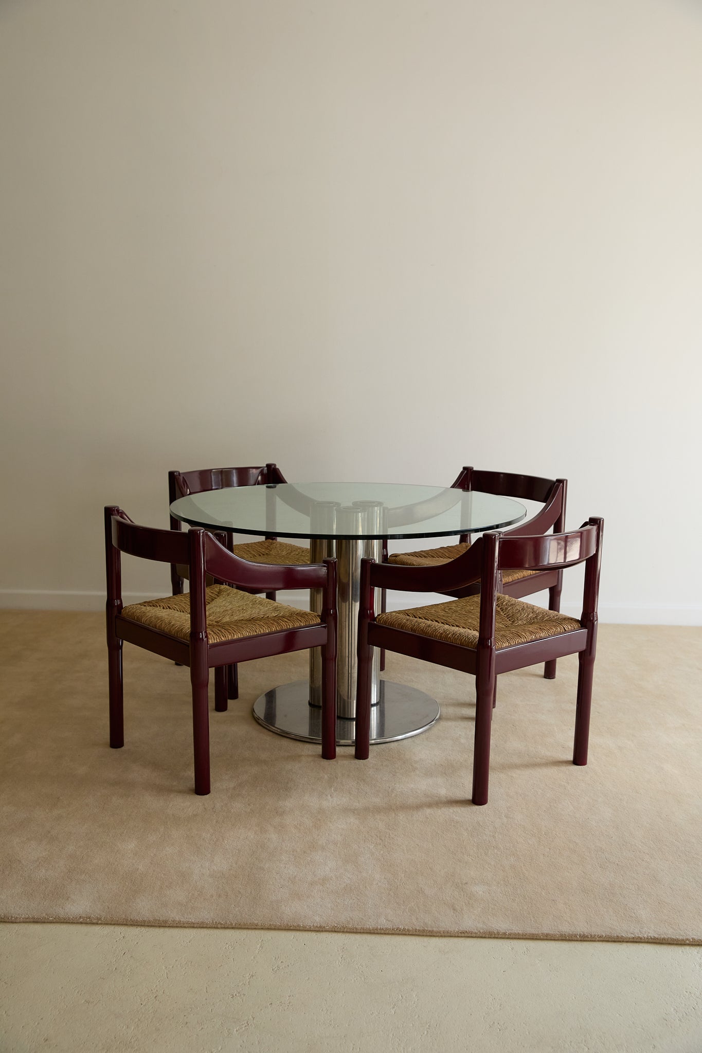Carimate Carver Chair Burgundy