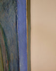 Large 1989 French Postmodern Neo-Symbolist Painting – Vestales dans les Jardins by B. Blanc-Fontonille