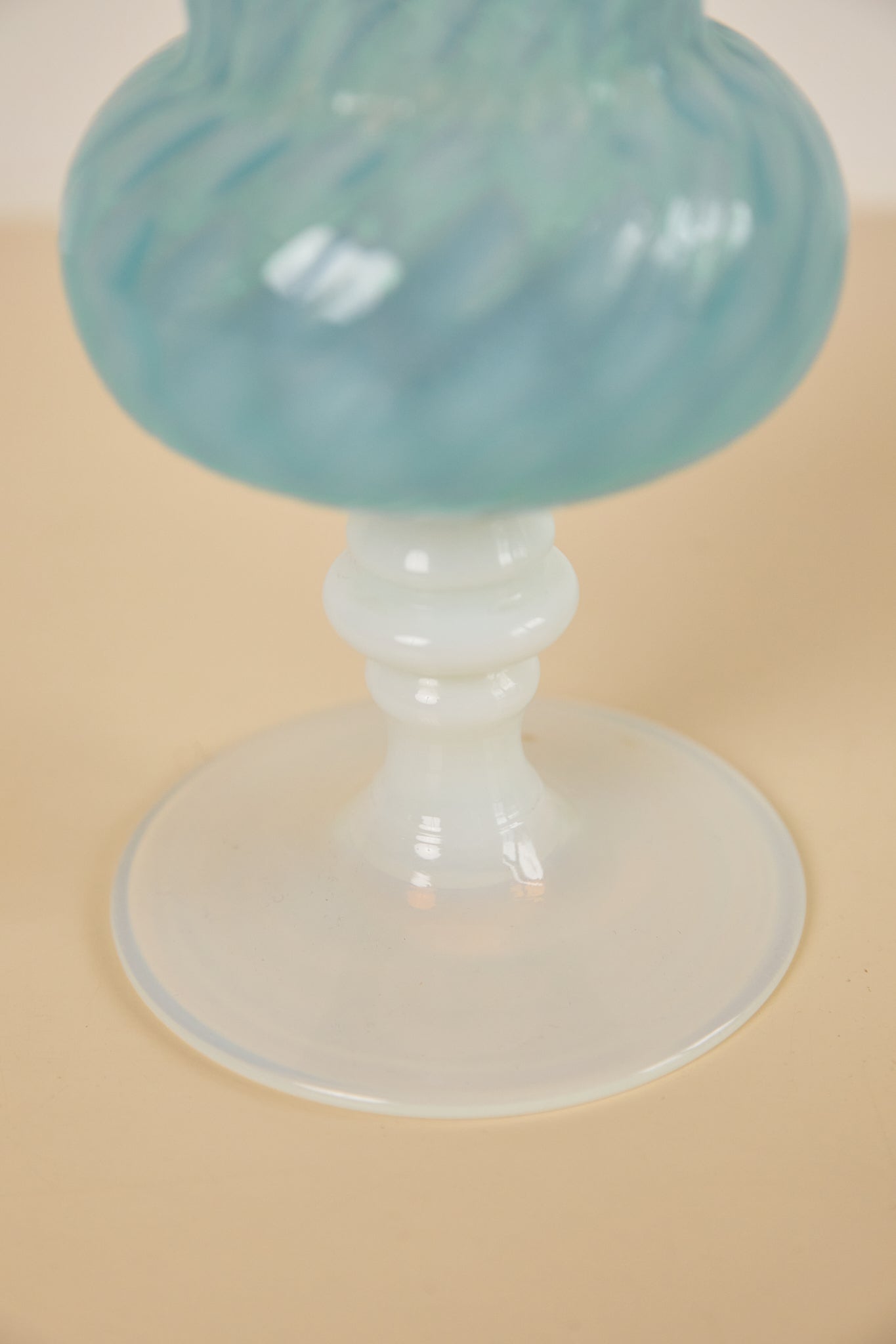 Blue Opaline Vase