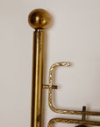 Italian Queen Size Bed in Brass