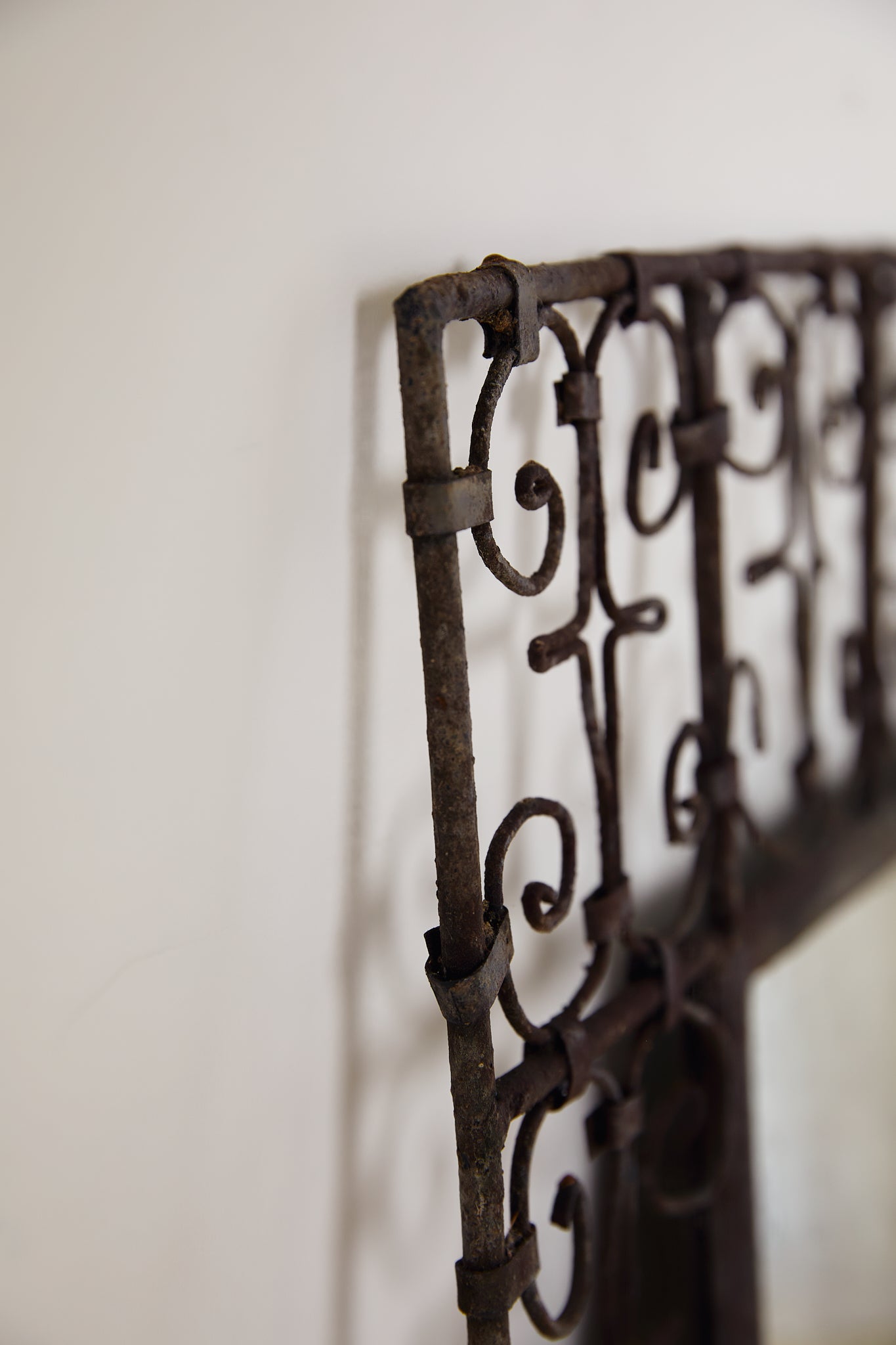 Iron Work Scroll Mirror