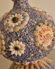 Vintage Grotto-Style Mosaic Shell Table Lamps – A Pair