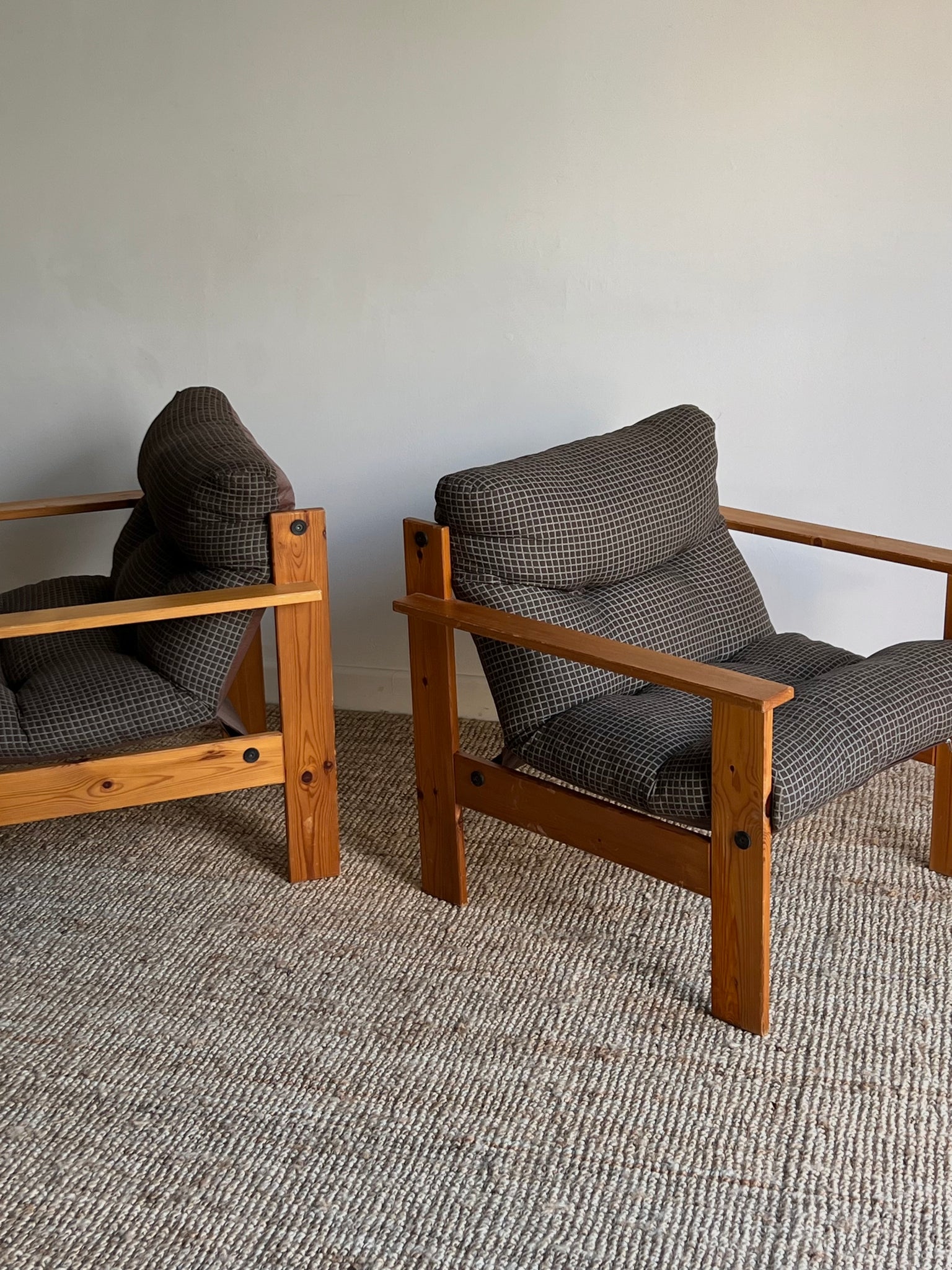 Swedish Pine Armchairs