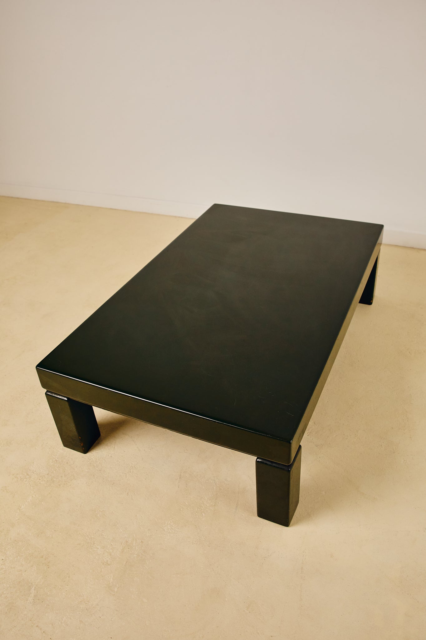 Green Lacquered Coffee Table