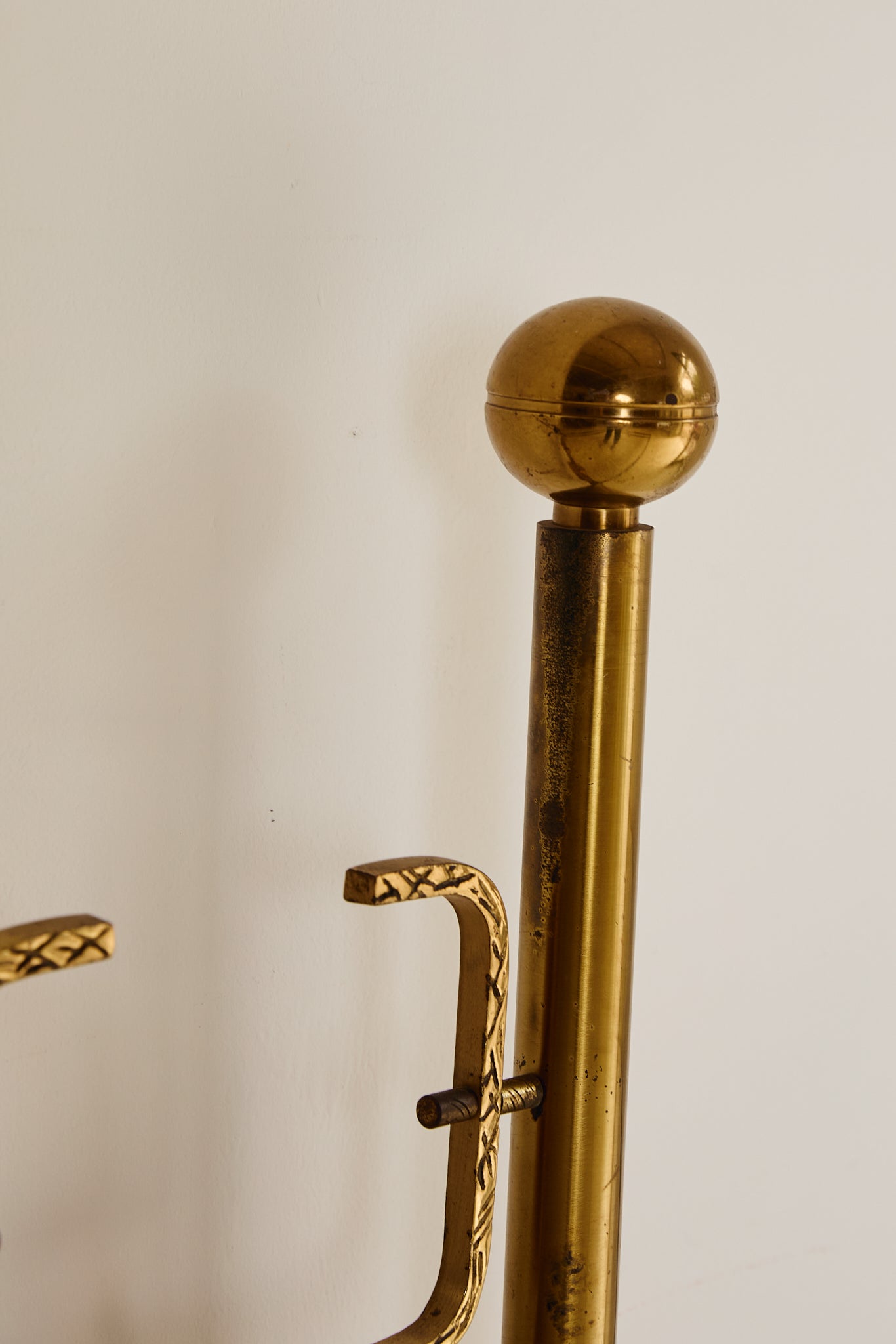 Italian Queen Size Bed in Brass