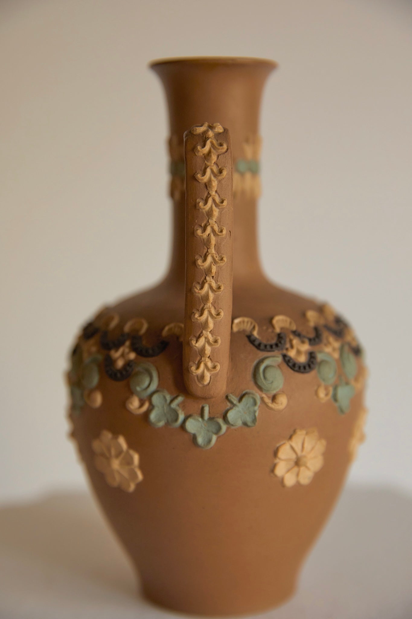 Antique Doulton Lambeth Silicon Ware Pitcher