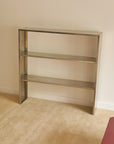Industrial Minimalist Steel Console & Low Bookcase